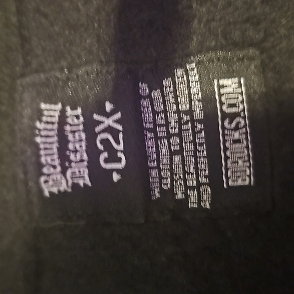 NWOT Beautiful Disaster sweatshirt - Picture 2 of 4